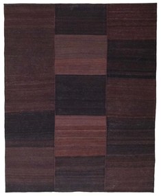 Kilim Tappeto 200x160 Rosso (Iran) Tessuto A Mano