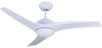 15W 3In1 Led Ceiling Fan With Rf Control 3 Blades White 60W Dc Motor