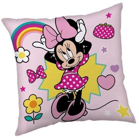 Cuscino per bambini in vello 40x40 cm Minnie "Smile" – Jerry Fabrics