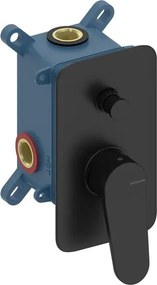 Rubinetto per incasso doccia monocomando Air nero opaco