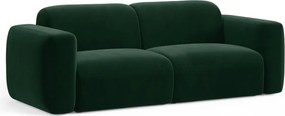 Divano verde scuro con rivestimento in velluto 220 cm Strino – Cosmopolitan Design