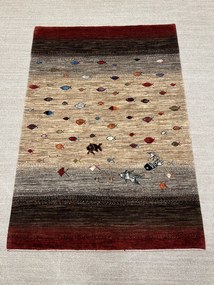 Loribaft Tappeto 180 x 120 Marrone (Iran) Annodato A Mano