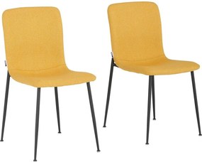 Sedie da pranzo gialle in un set di 2 Faye - Støraa