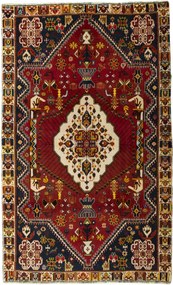 Shiraz Tappeto 140x230 Rosso (Iran) Annodato A Mano