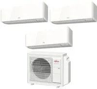 Climatizzatore Condizionatore Fujitsu Trial Split Inverter serie KM 9+9+9 con AOYG24KBTA3 R-32 Wi-Fi Integrato 9000+9000+9000