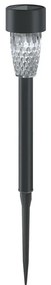 Aigostar - Lampada solare LED LED/0,006W/1,2V 29,7 cm nero 6500K IP44