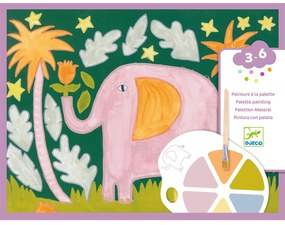 Pittura con tavolozza - natura selvaggia