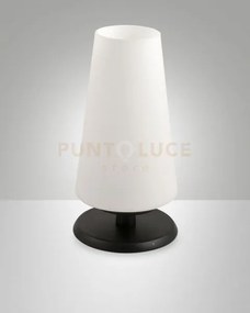 Milady lampada da tavolo attacco g9 lampadina inclusa colore nero d...