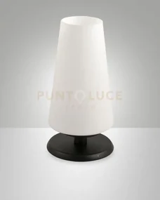 Milady lampada da tavolo attacco g9 lampadina inclusa colore nero d...