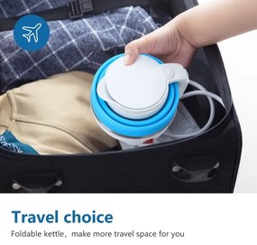 Aigostar - Bollitore da viaggio 600ml 1000W/230V