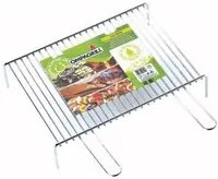 Graticola per barbecue in tondino d'acciaio 60x40 cm