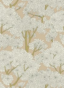 Josephine Munsey Carta da parati Stockend Woods - Stepping Stone/ Cotswold White