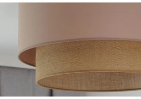 Duolla - Plafoniera BOHO 1xE27/15W/230V diametro 45 cm beige/marrone