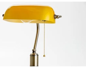 Brilagi - Lampada da tavolo BANK OFFICE 1xE27/60W/230V ottone/arancione