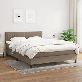 Giroletto A Molle Con Materasso Tortora 140x190 Cm İn Tessuto /