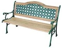 panchine losanghe cerchi - tipo normale - cm.126x60x81h. - peso kg.29 fer427463