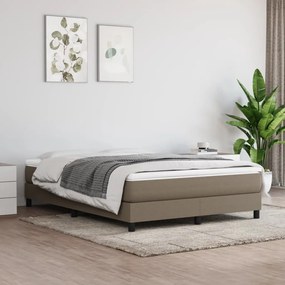 Materasso A Molle Grigio Tortora 140x190x20 Cm İn Tessuto /