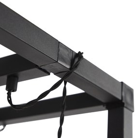 Lampada da terra intelligente nera 3 luci con Wi-Fi G95 - Big Cage