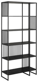 Libreria nera in pietra 85x185 cm Strington - Actona