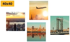 Set di quadri – Viaggio nella città di New York