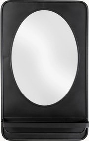 Specchio da parete con mensola e porta asciugamani Pascal