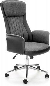 Sedia da ufficio Argento in graphite/nero - L118 cm