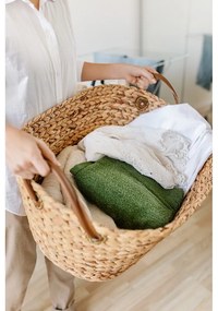 Cesto portabiancheria in seagrass colore naturale 100 l Belize - Compactor