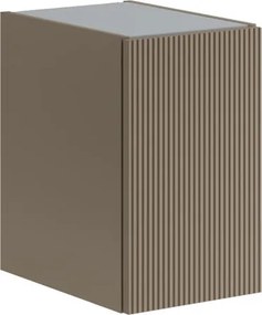 Estensione per mobile da bagno Opera 1 anta, cannettato laccato opaco nocciola L30 x H50 x P45.5 cm
