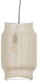 Lampadario Beige Ferro 220-240 V 30 x 30 x 41 cm