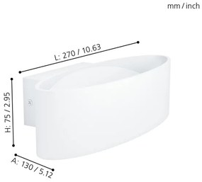 Eglo 98541 - Applique a LED MACCACARI LED/10W/230V