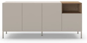 Cassettiera color crema 180x80 cm Cailin - Marckeric