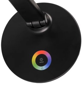 LED RGBW Lampada da tavolo touch dimmerabile NEPTUN LED/7W/230V nero