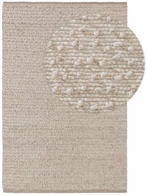 benuta Pure Tappeto di lana Lana Beige 120x170 cm - Tappeto fibra naturale