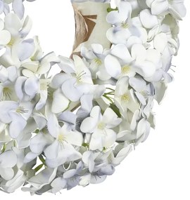 Eglo 428206 - Corona di fiori artificiali SOLVANG diametro 35 cm blu