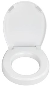 WENKO 21905100-Sedile WC SECURA 37x44 cm bianco/grigio