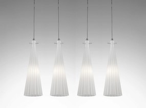 Selene illuminazione Costa Rica 4-light pendant lamp 2810/4 Bianco