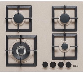 Piano cottura 4 fuochi ELLECI avana griglie in ghisa