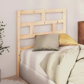 Testiera Per Letto 96x4x100 Cm İn Legno Massello Di Pino /