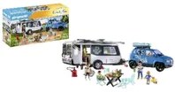 PLAYMOBIL FAMILY FUN ROULOTTE CON AUTO CAMPING CON 4 PERSONAGGI E ACCESSORI