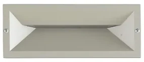 Lampada applique a incasso SHADE per esterni in alluminio SILVER