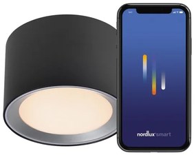 Nordlux -Lampada LED dimmerabile da bagno LANDON SMART LED/8W/230V IP44 nero