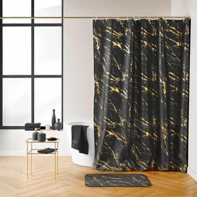 Tenda per doccia 180x200 cm Aquamarbre – douceur d'intérieur