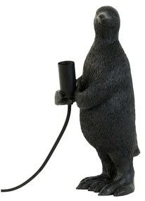 Lampada da tavolo nera (altezza 34 cm) Penguin - Light &amp; Living