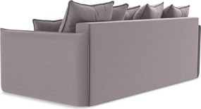 Divano lavanda allungabile/con contenitore con rivestimento in velluto 225 cm Hula – Makamii