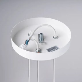 Sollux SL.1340 - Lampadario a sospensione con filo ARCHE 3xG9/8W/230V bianco