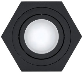 Plafoniera ARENO 1xGU10/30W/230V nera