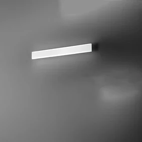 Applique In Metallo Moderna Kante Bianco Led Grande Media