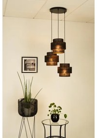 Brilagi - Lampadario a sospensione con filo SPACE YUTE 3xE27/15W/230V nero