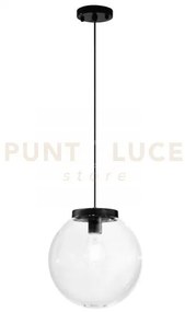 Sospensione polly in fibra di plastica e pmma trasparente 1 luce at...