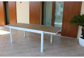 VIDUUS - tavolo da giardino allungabile in alluminio e polywood